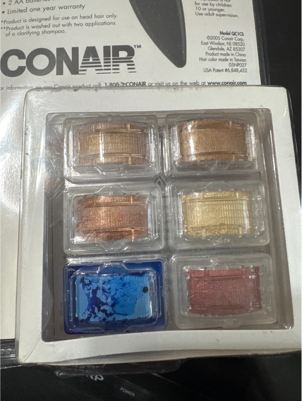 Con Air Pro Color Accents brush on temporary hair, color kit